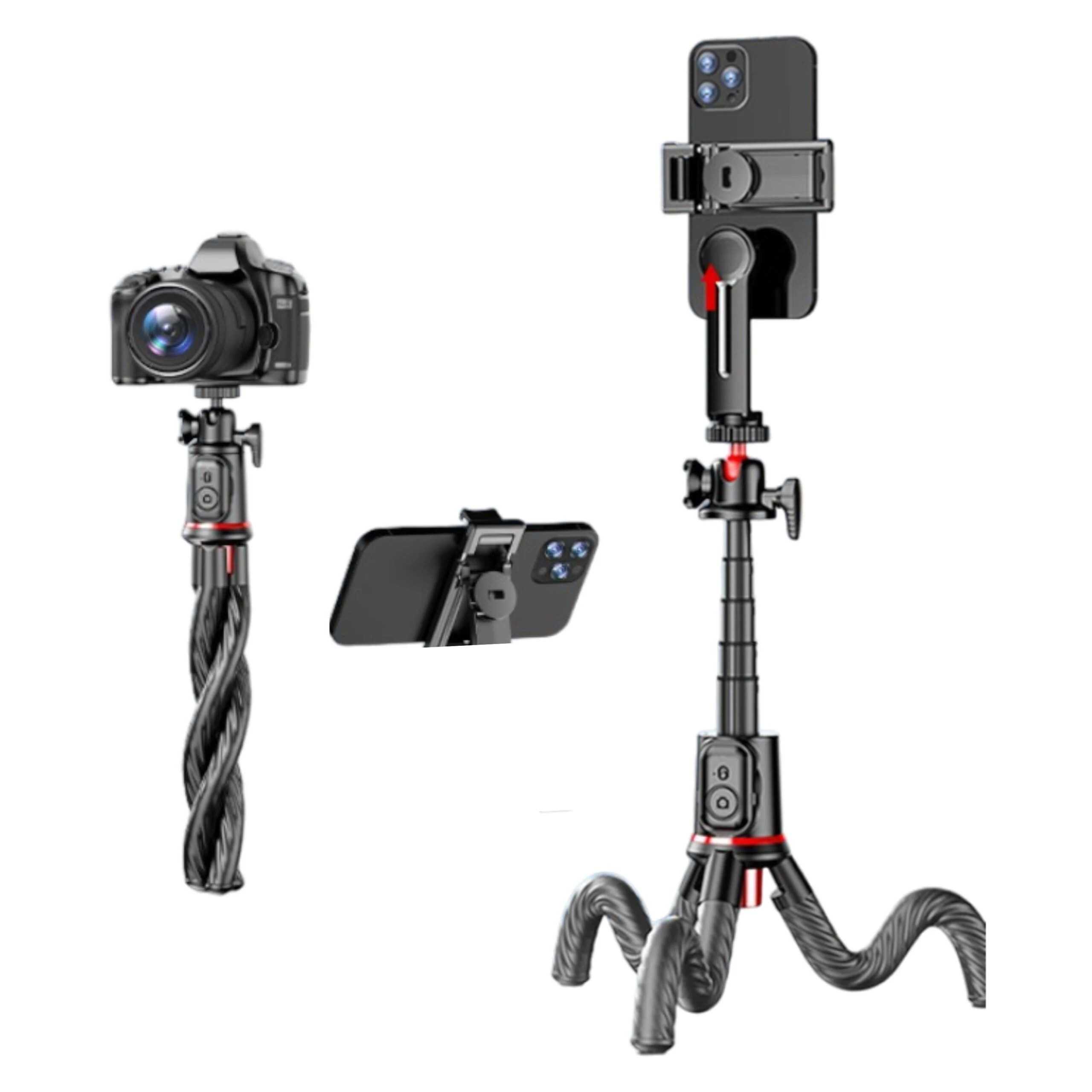 RTAKO C03 Octopus Extendable Tripod Selfie Stick