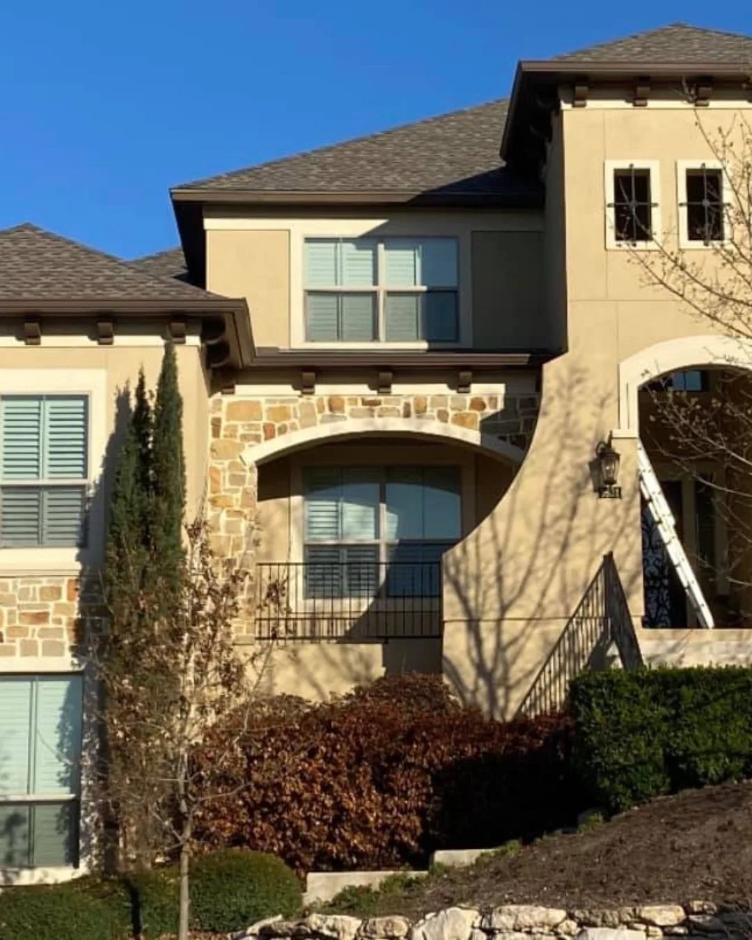 house exterior with new roof