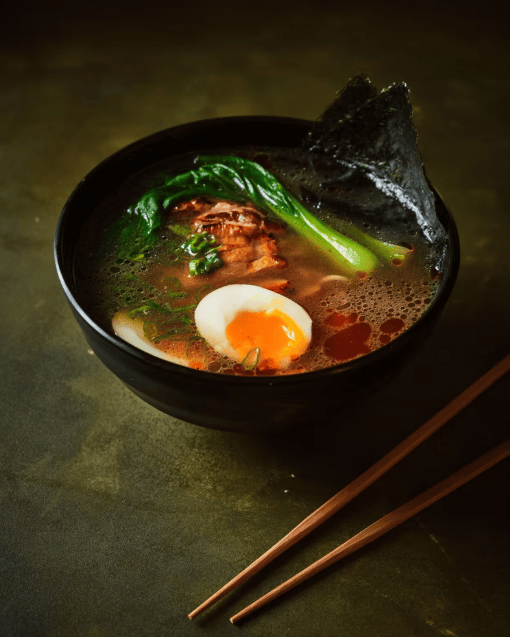 Bowl of Ramen noodle soup