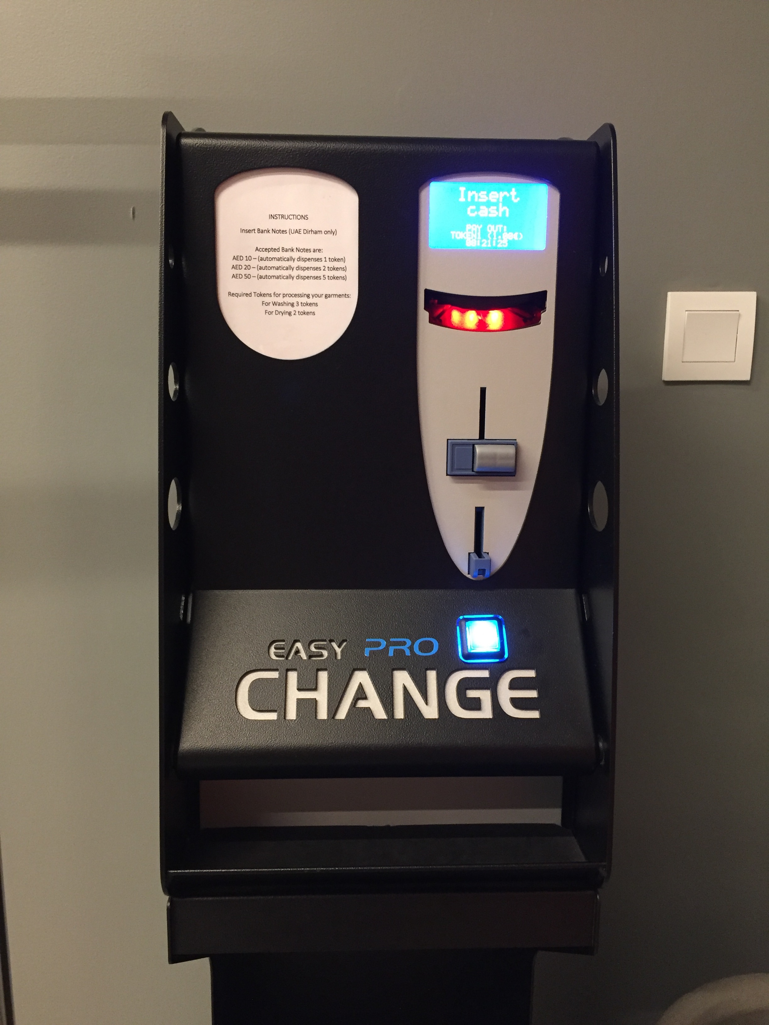 You can change your coins here!