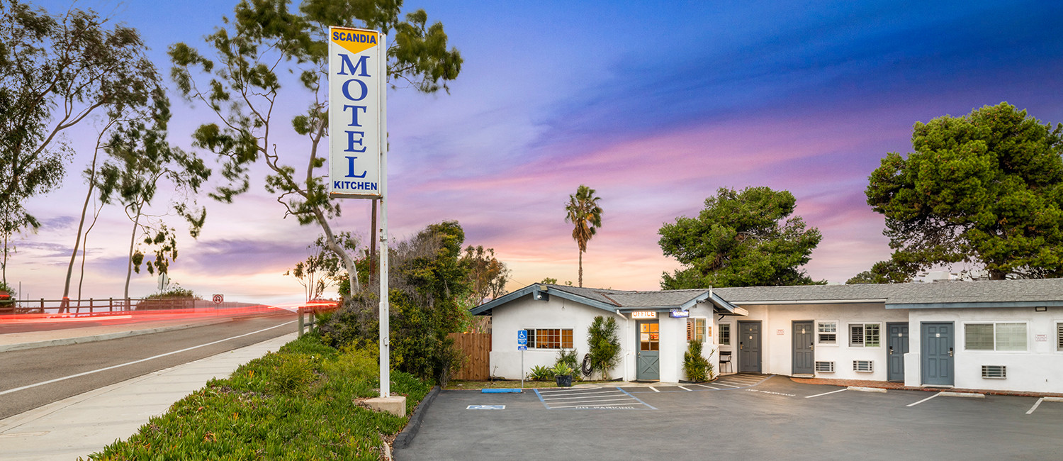 Where did San Diego County's roadside motor lodges go?