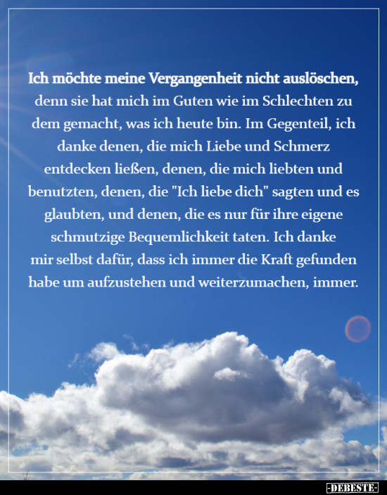 Ich Mochte Meine Vergangenheit Nicht Ausloschen Denn Sie Lustige Bilder Spruche Witze Echt Lustig