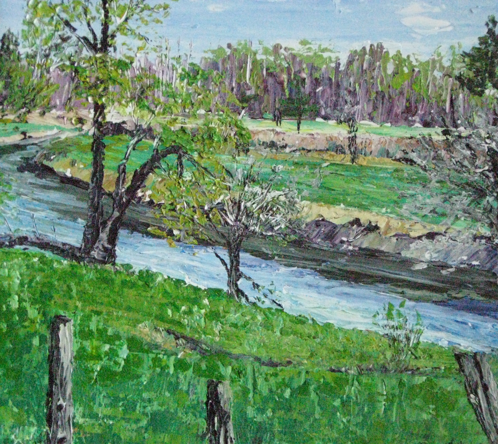 Spring by the River