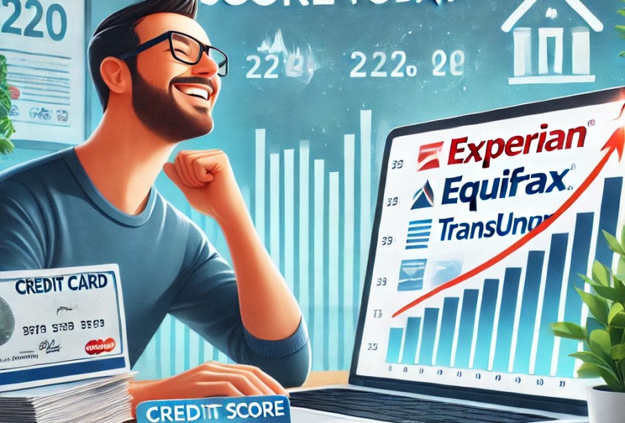 "Three credit report logos - Experian, Equifax, and TransUnion (CallCredit)"