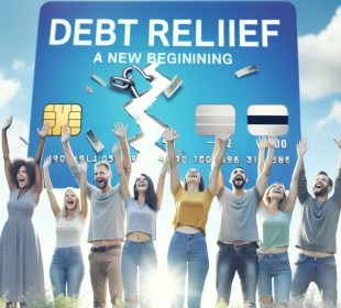 Person reviewing financial documents and creating a budget to manage debts effectively.