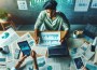 "Navigating Your First Investment: Essential Tips for Beginners in the UK - Image of a person researching investment options online"