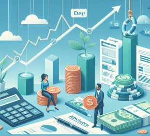 Illustration depicting a compass guiding the way out of debt, symbolizing essential debt help strategies for 2025.