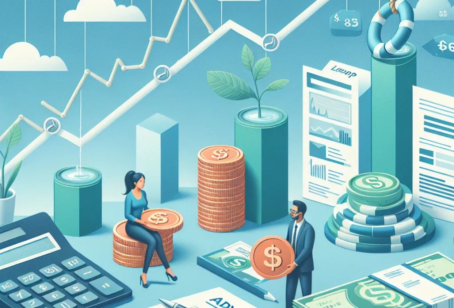 Illustration depicting a compass guiding the way out of debt, symbolizing essential debt help strategies for 2025.
