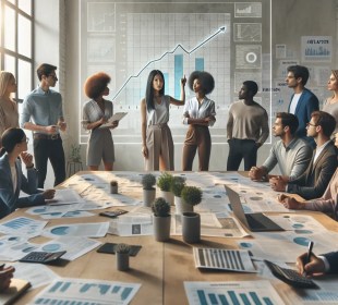 Navigating New Normals: Mastering Inflation Budgeting in 2025 - Image showing a person managing finances and budgeting strategies.