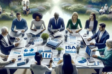 'Illustration of a key unlocking a vault symbolizing the power of ISAs for smarter savings in 2025'