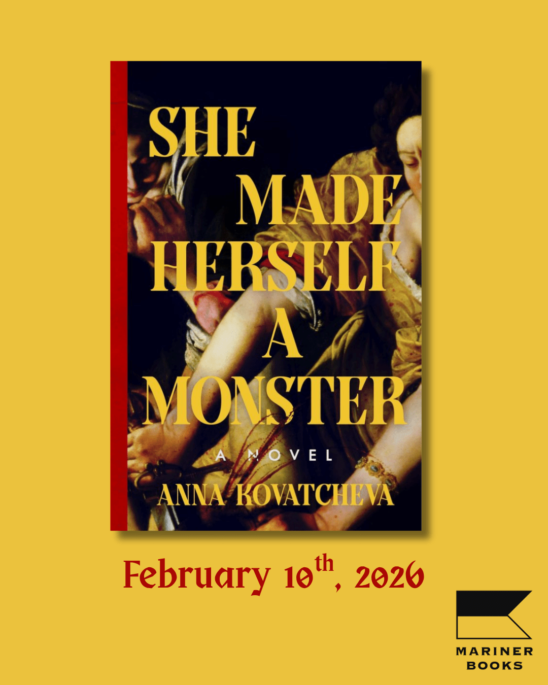 See the cover for She Made Herself a Monster by Anna Kovatcheva