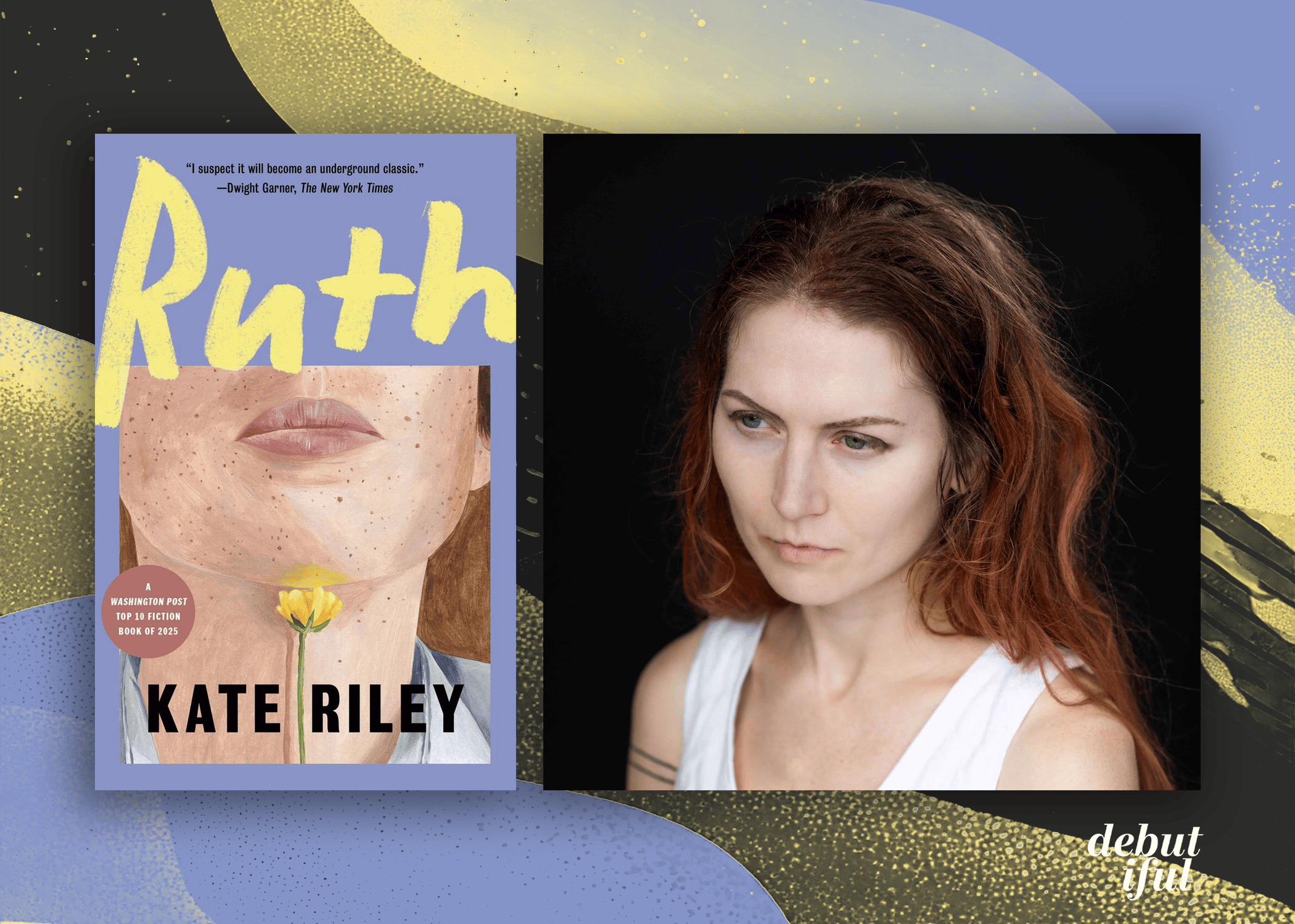 Kate Riley is reading a fat stack of Susan Orleans