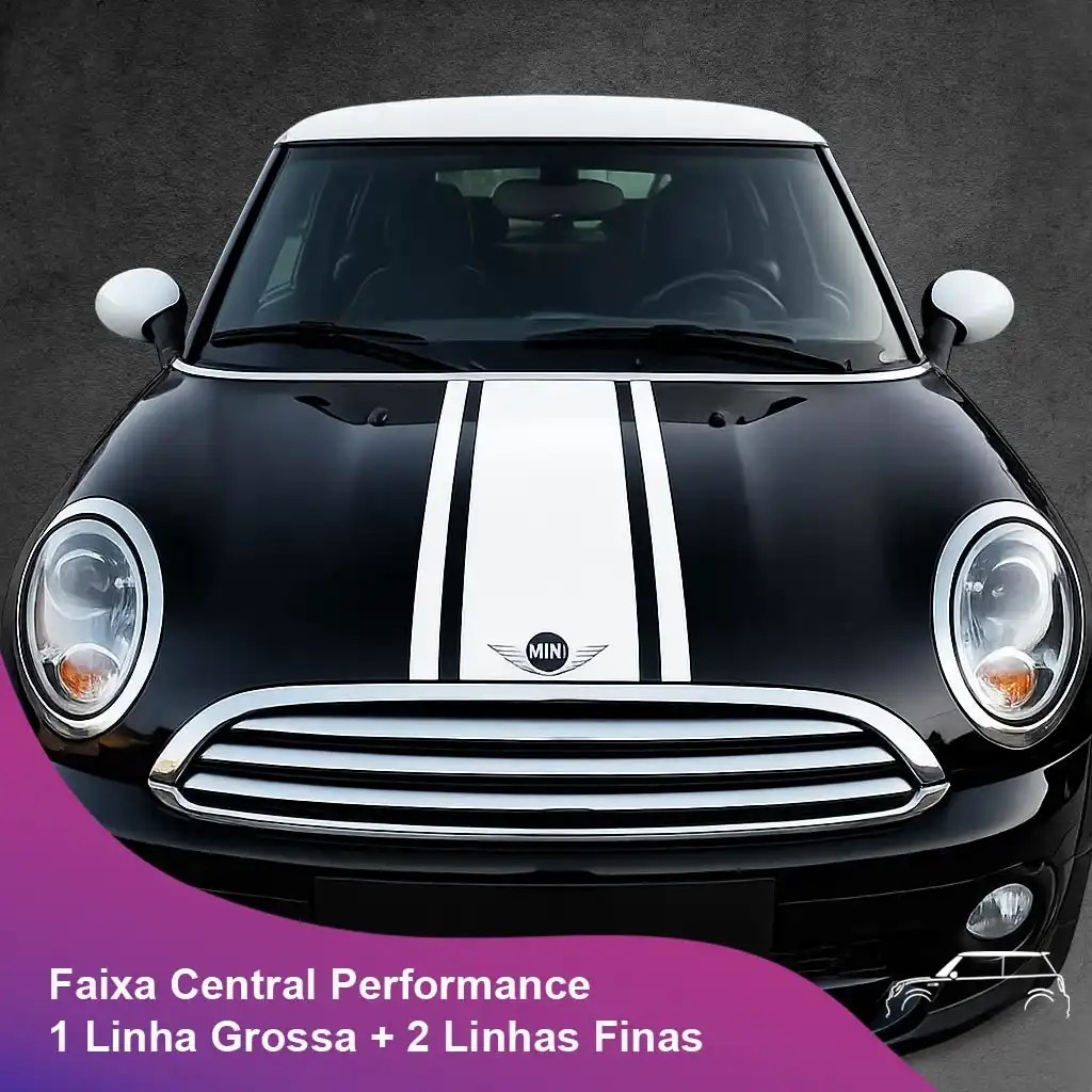 Faixa Central Performance – 1 Linha Grossa + 2 Linhas Finas
