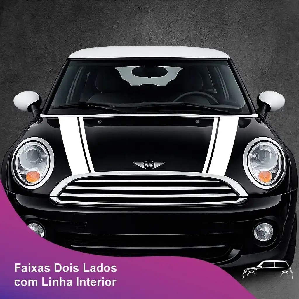 Faixas Dois Lados com Linha Interior