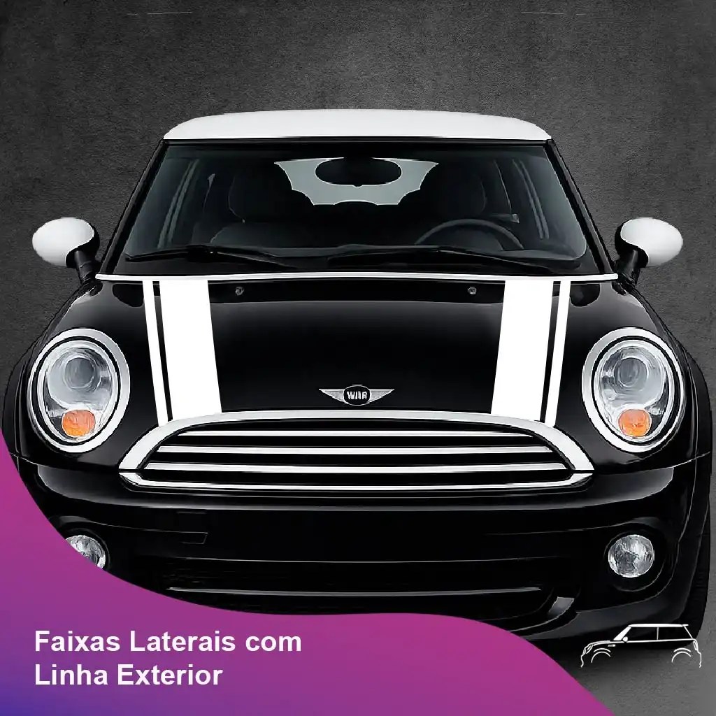 Faixas Laterais com Linha Exterior
