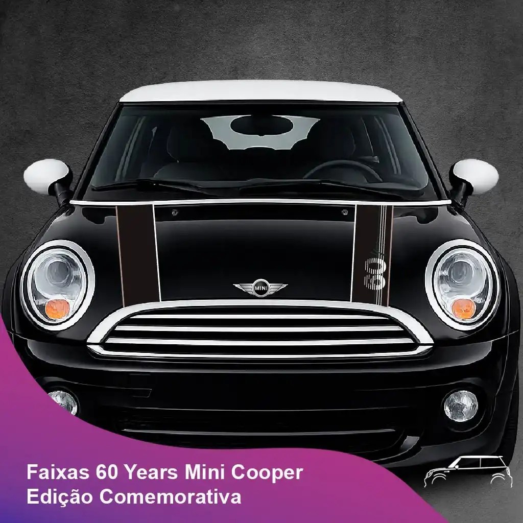 Faixas 60 Years Mini Cooper – Edição Comemorativa