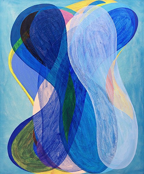 Gary Paller 44 2014 acrylic on canvas 47" x 39" (120 x 100cm)
