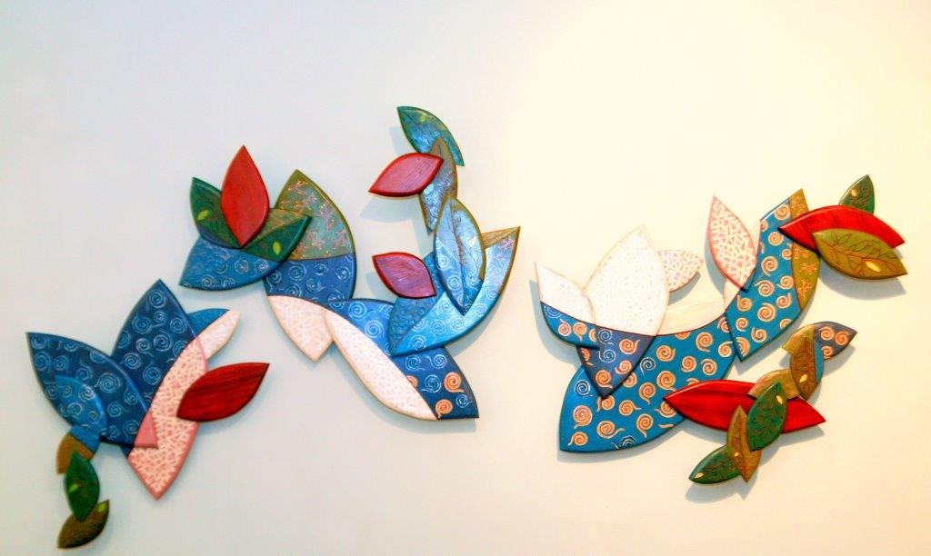 Charlotte Lees, River's Edge, 48" x 90", $4,400