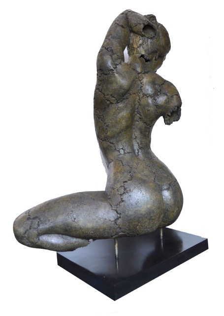 Philippe Morel "Julie Accroupie" ( Crouching) Bronze, France 40" x 33.5" Ed: 1/8 (Price upon request ) "The nude is not the subject of art, but a form of part" – Kenneth Clark