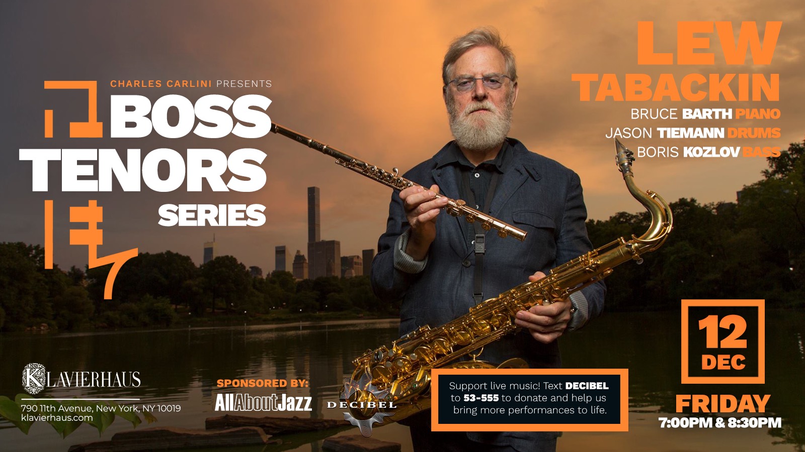 Boss Tenors Series: Lew Tabackin 1 Lew Tabackin