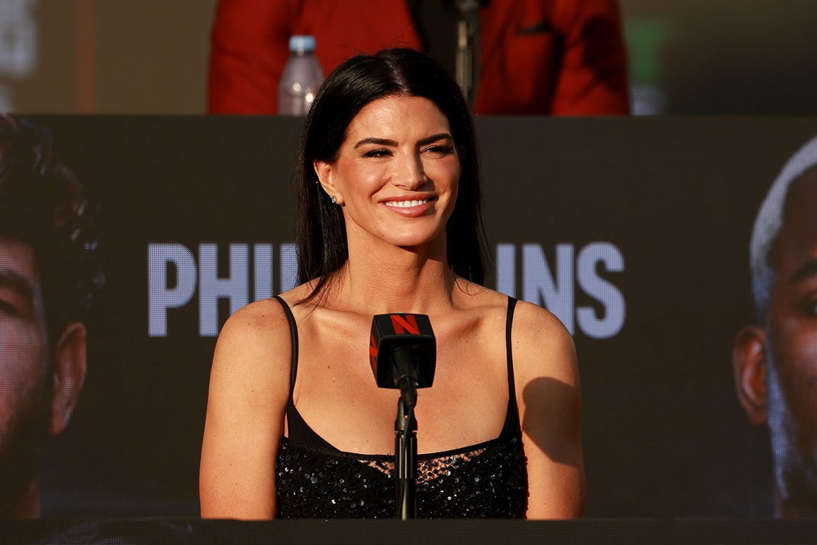 Gina Carano strips down to show off 100 pound weight loss ahead of Netflix fight against Ronda Rousey