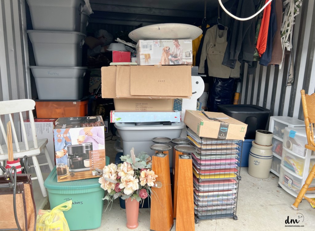 a packed full large storage unit