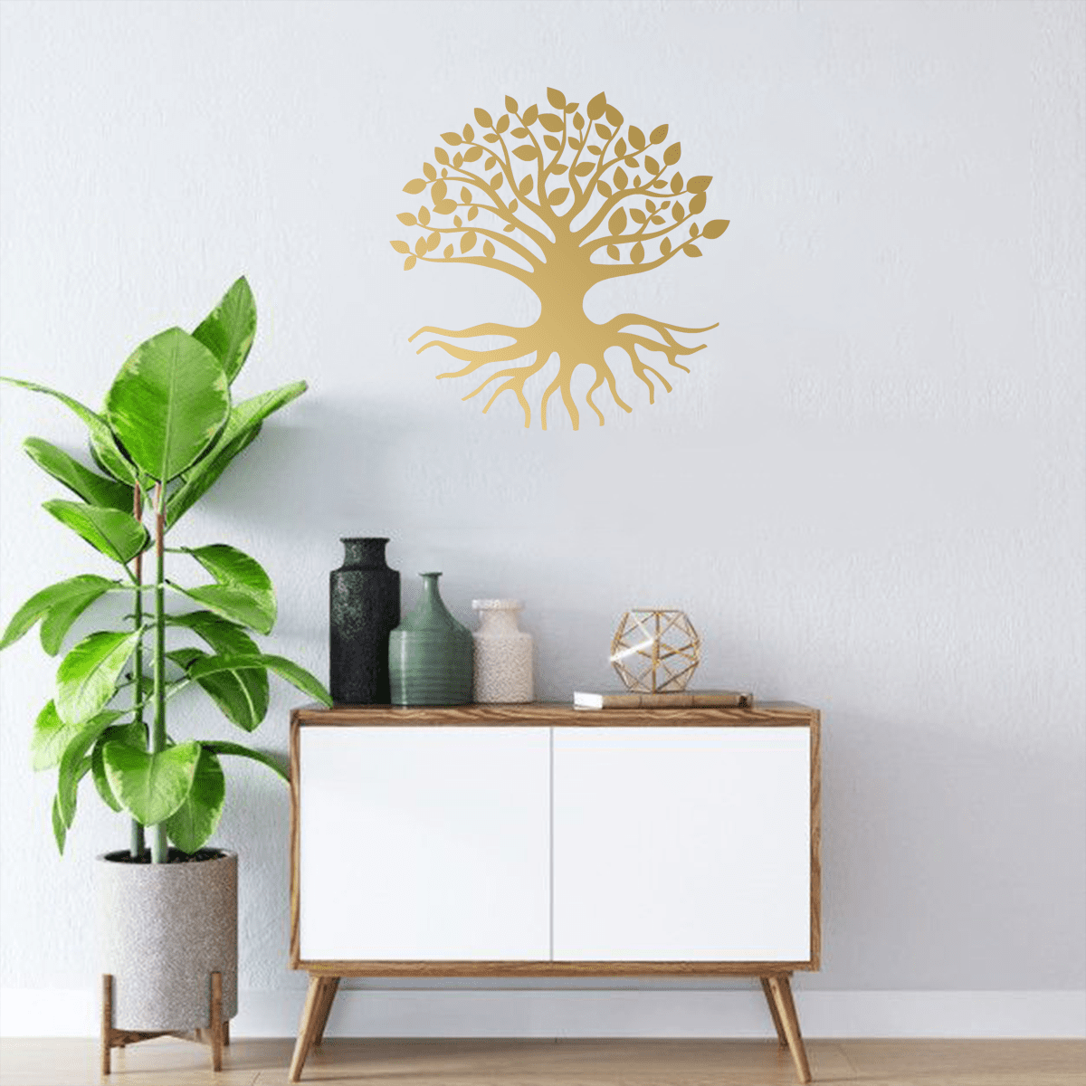 Vinil_Árvore_da_Vida_Dourado