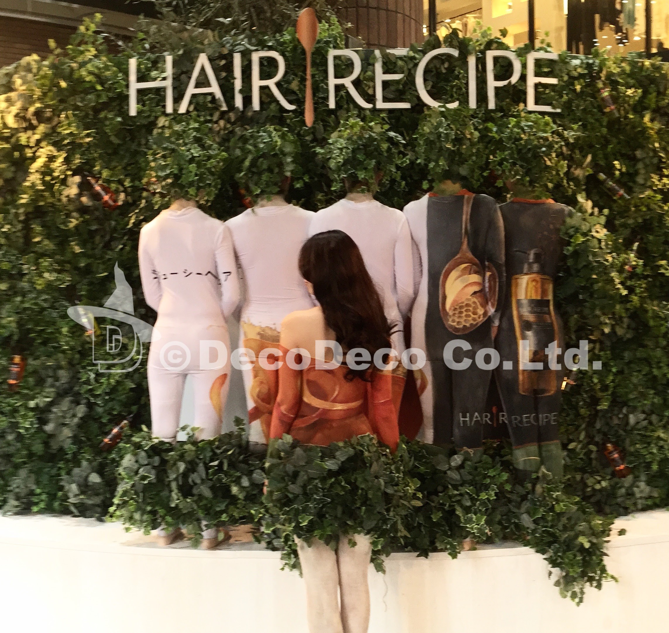 P&Gヘアレシピ街頭プロモーションイベント_ボディペインティングの画像
