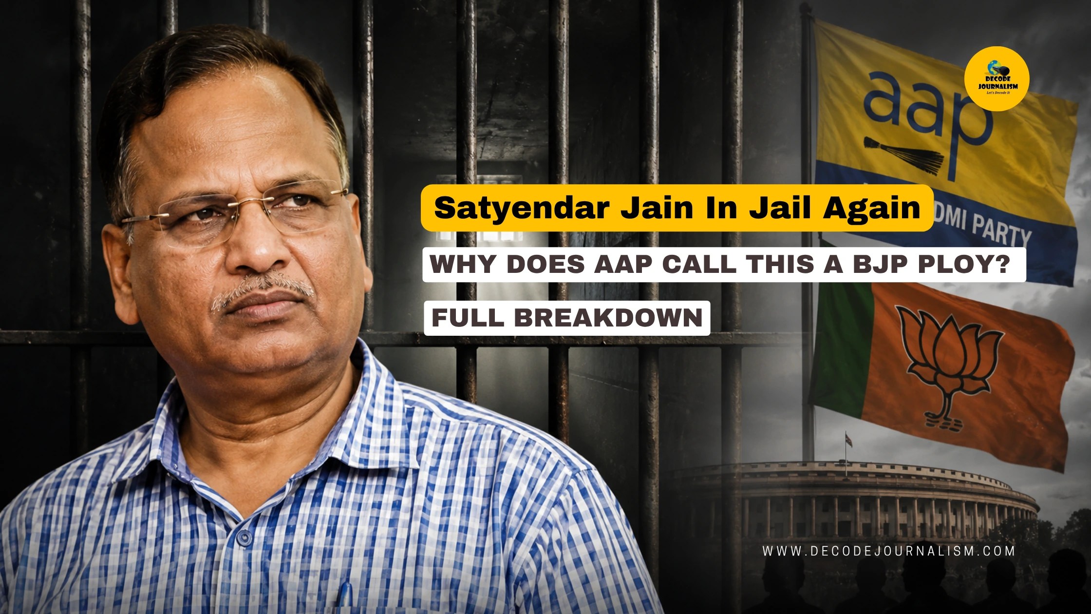 AAP leader Satyendar Jain being produced at Rouse Avenue Court in the Delhi Jal Board case