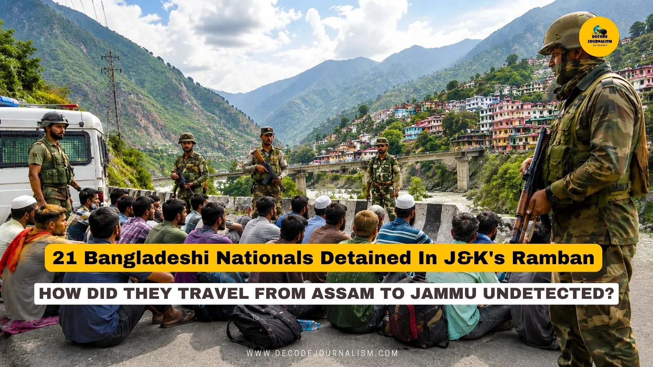 India Probes How 21 Bangladeshi Migrants Reached Kashmir Undetected