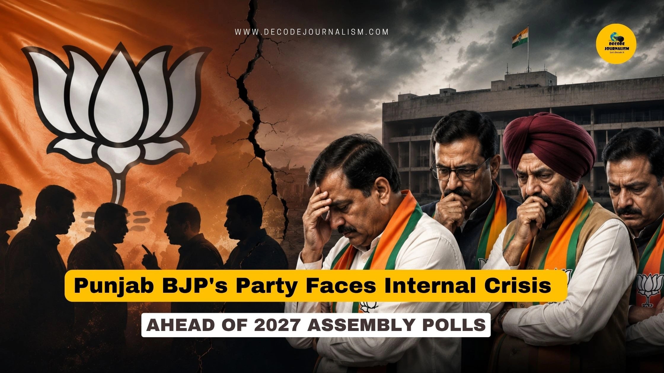 Punjab BJP's Party Faces Internal Crisis Ahead Of 2027 Assembly Polls