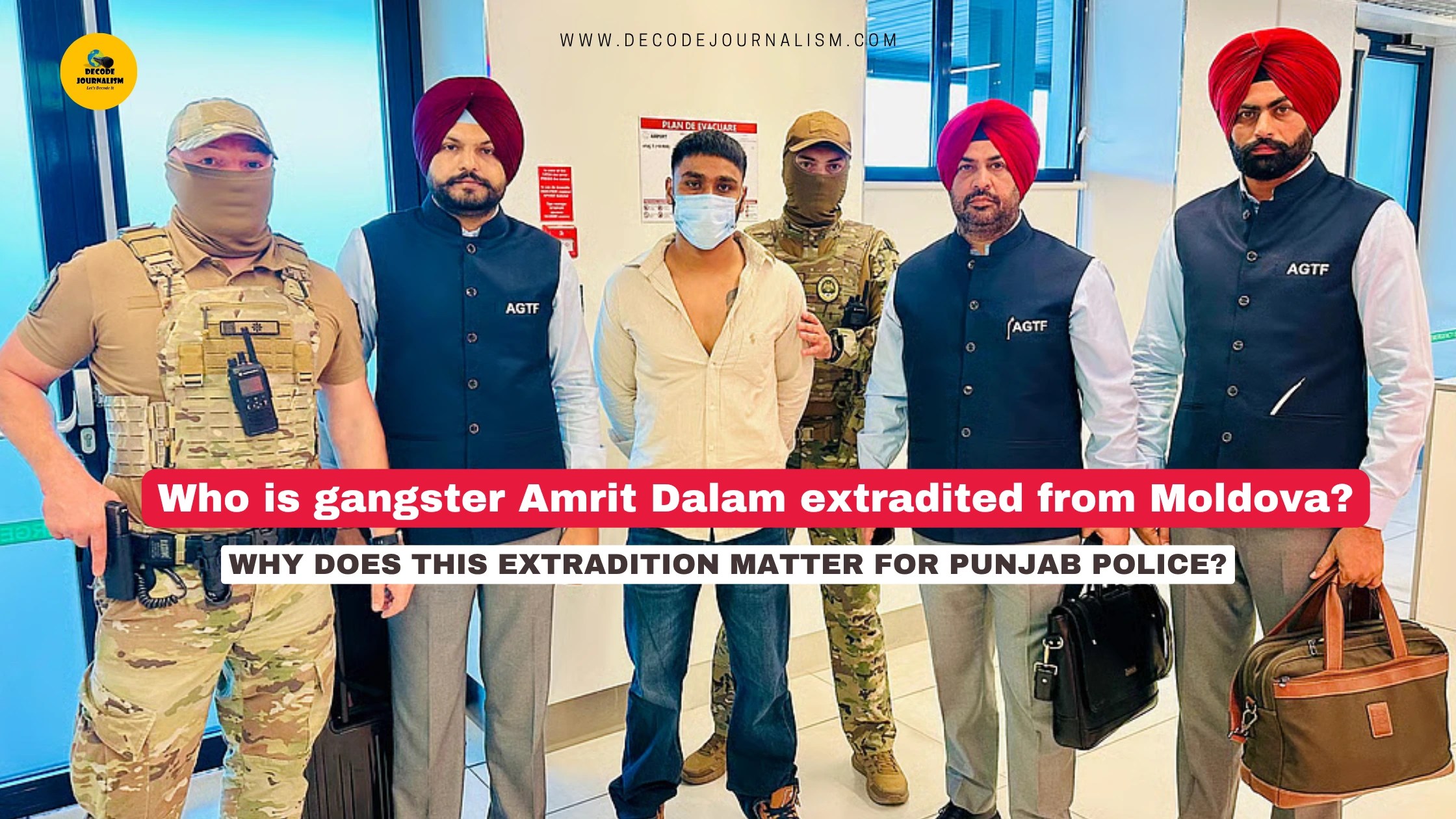 Punjab Police extradite gangster Amrit Dalam from Moldova in first Europe operation