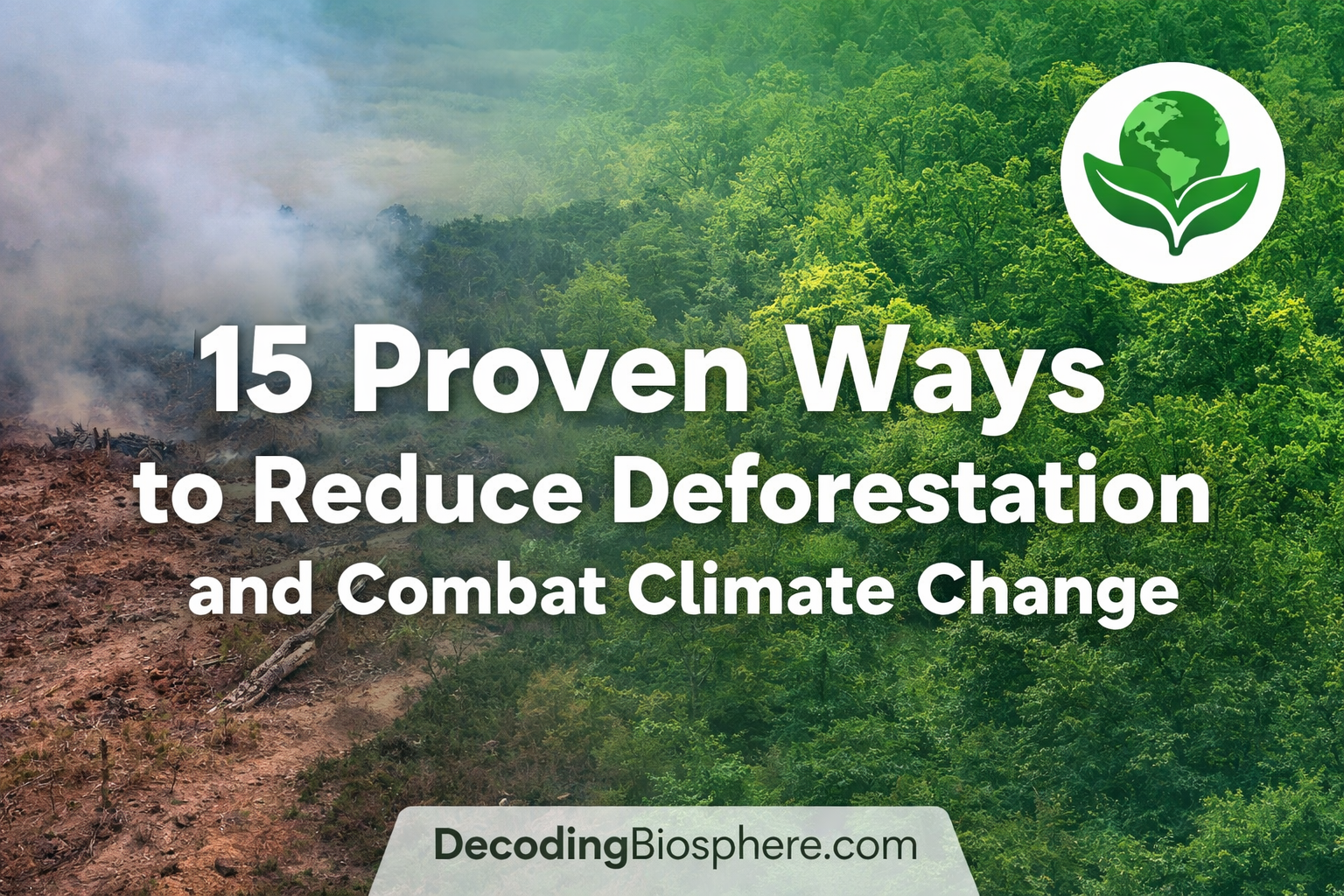 Deforestation vs. Reforestation: A Visual Appeal