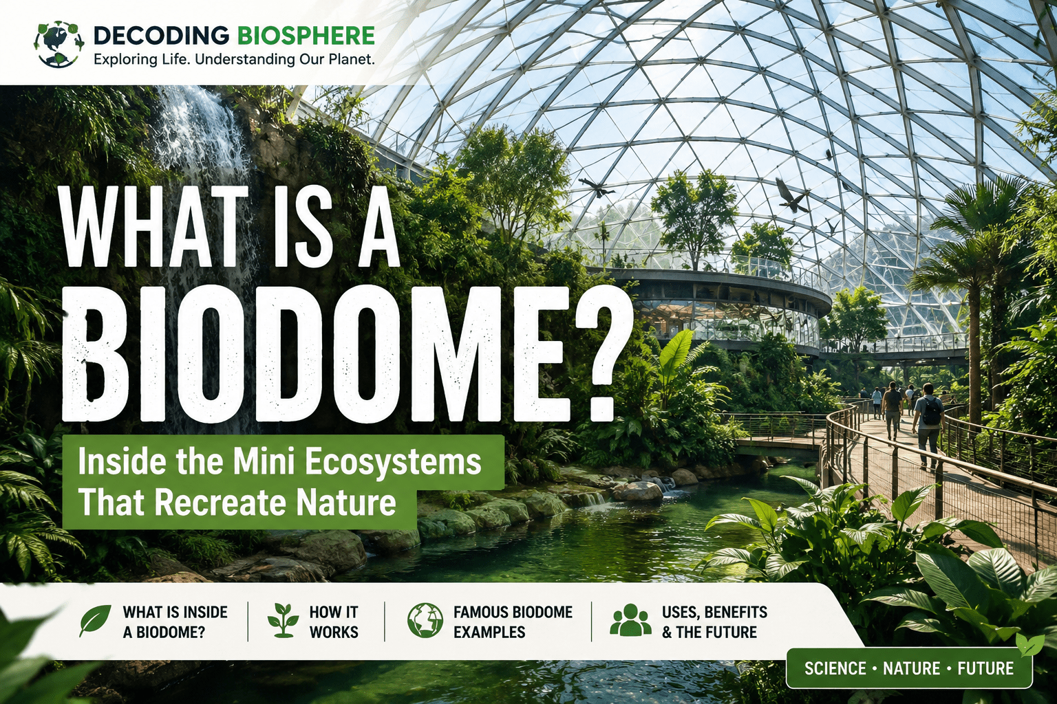 Exploring life inside a biodome