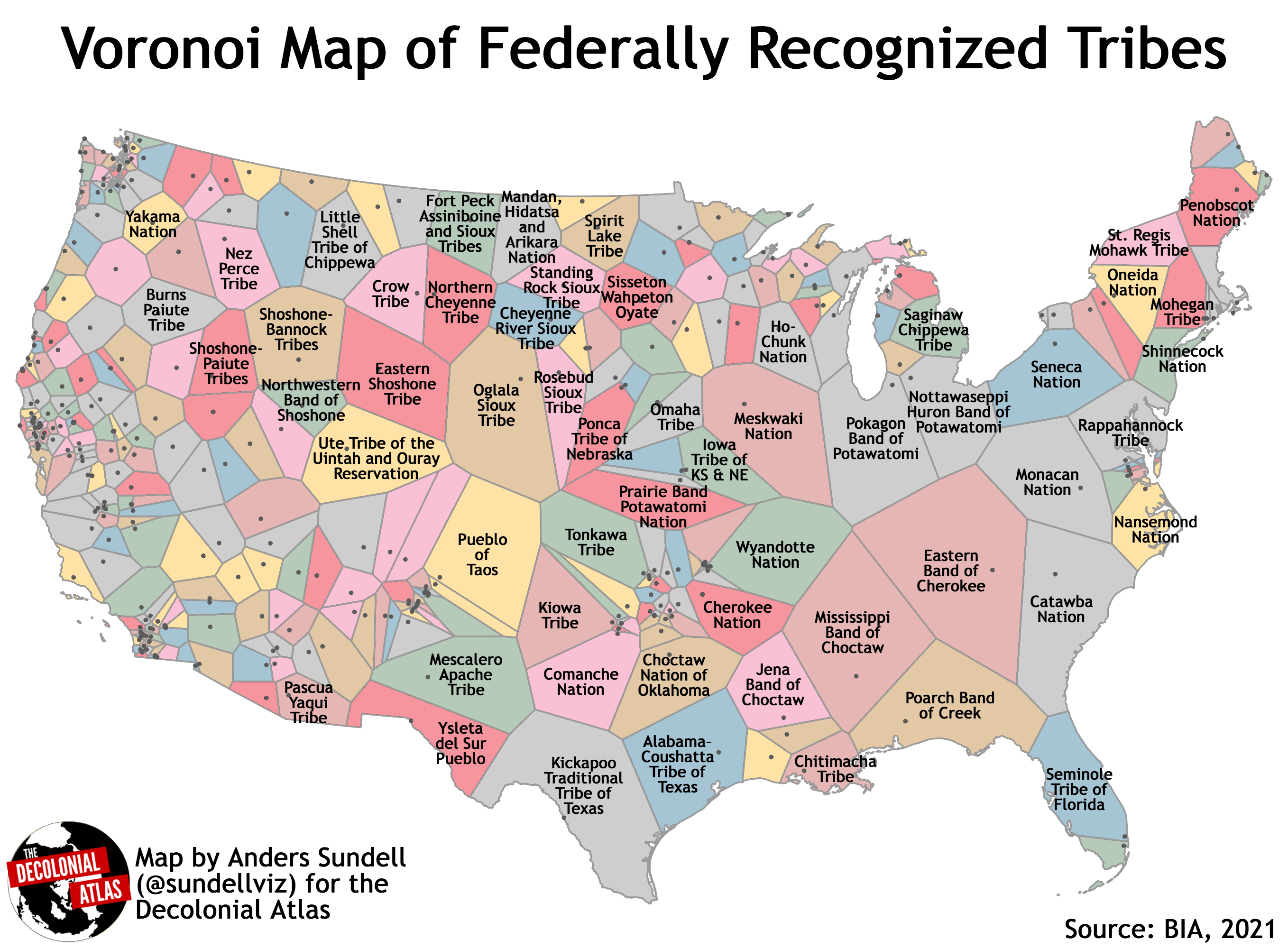 Cheyenne Tribe Map Iroquois Indians Federally Recognized Tribes Labelled 
