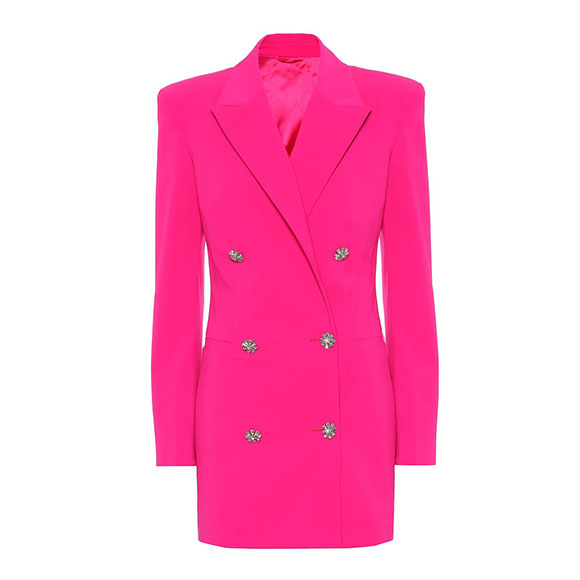 Robe blazer rose fushia