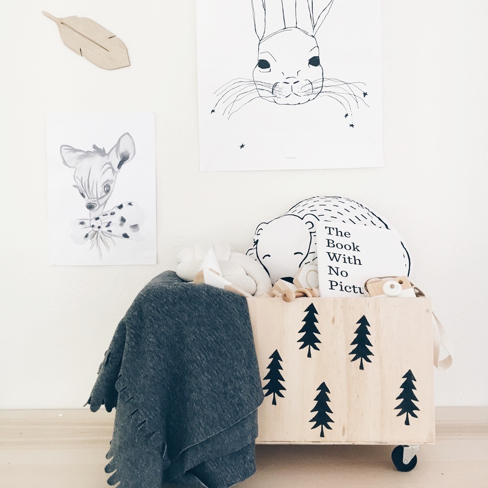 Jugueteros De Madera Toybox Decopeques