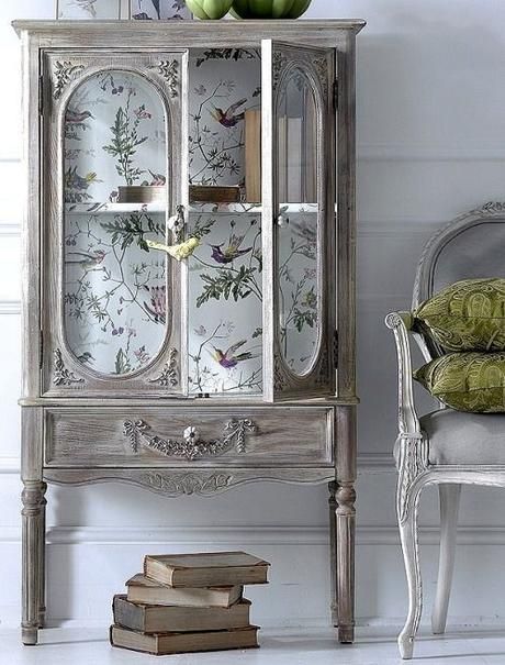 chalkpaint gris para vitrina