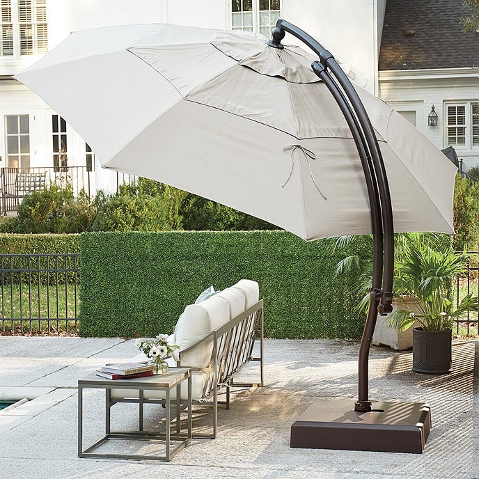 Sunshades are good for blocking the rising or setting sun, which overhead structures miss. 25 Patio Shade Ideas For Your Home