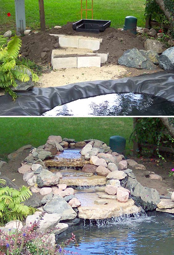 15+ diy backyard pond ideas