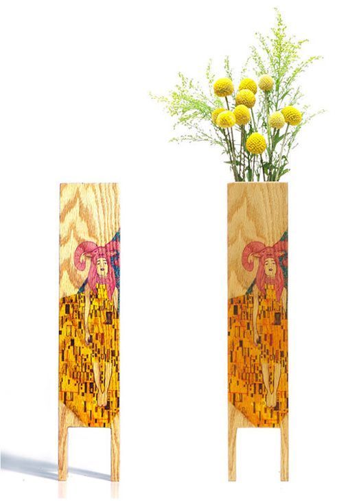 Jarrones De Madera Hechos Artesanalmente