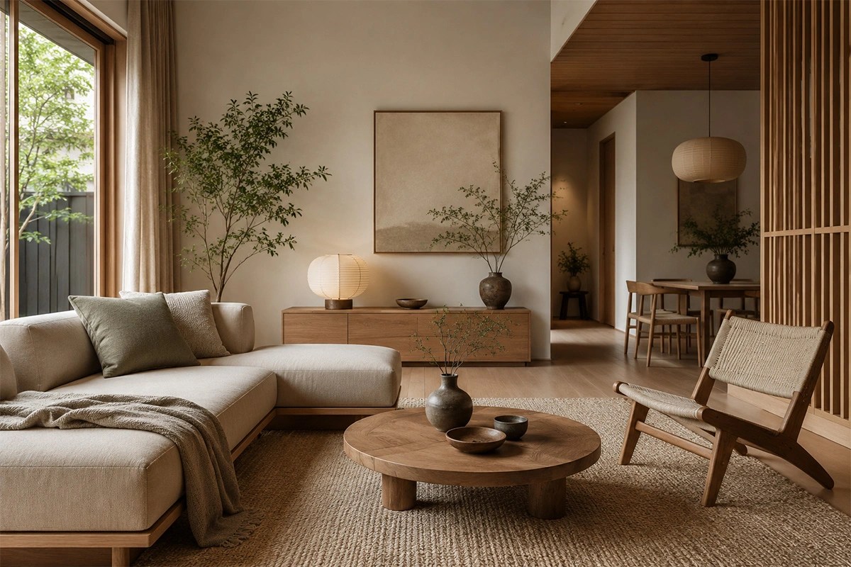 japani style for interior spaces