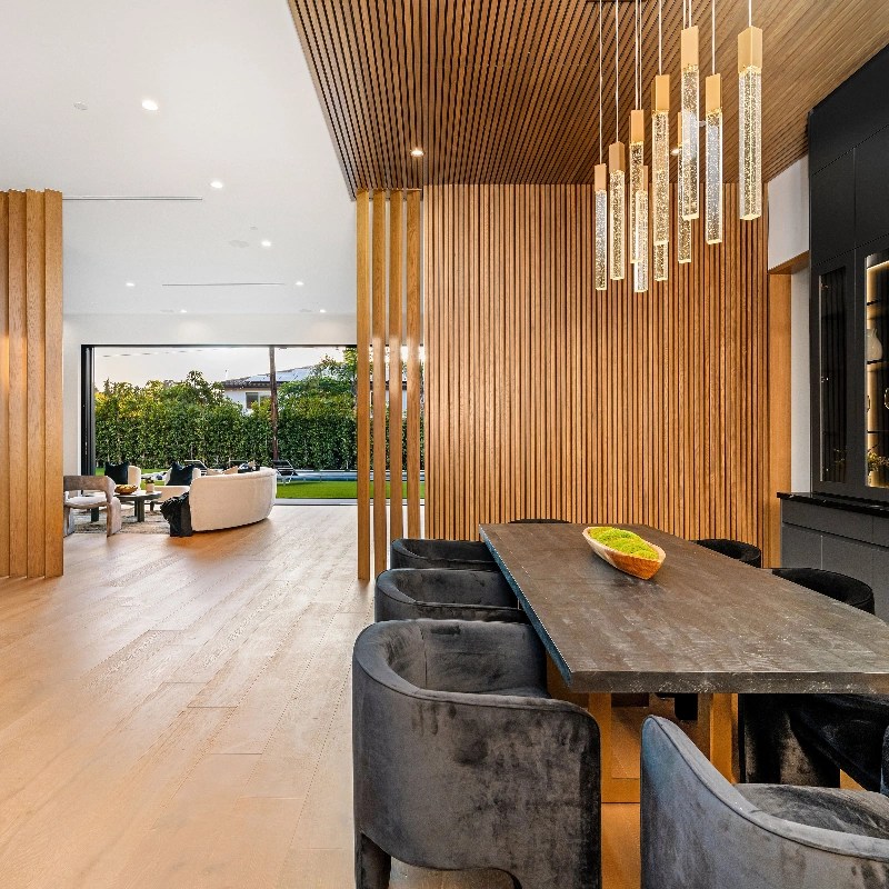 Modern best window treatment and fabric selection.