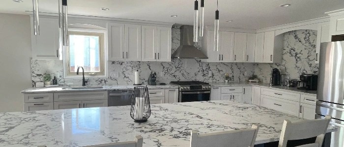 Premium kitchen countertop surfaces