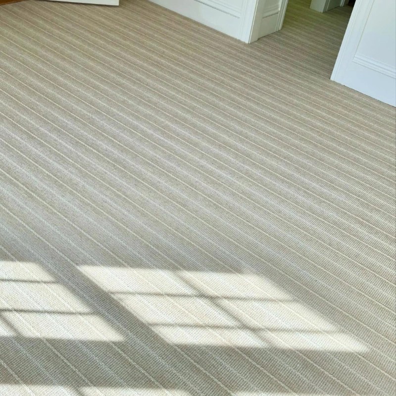 Handmade wool carpet project