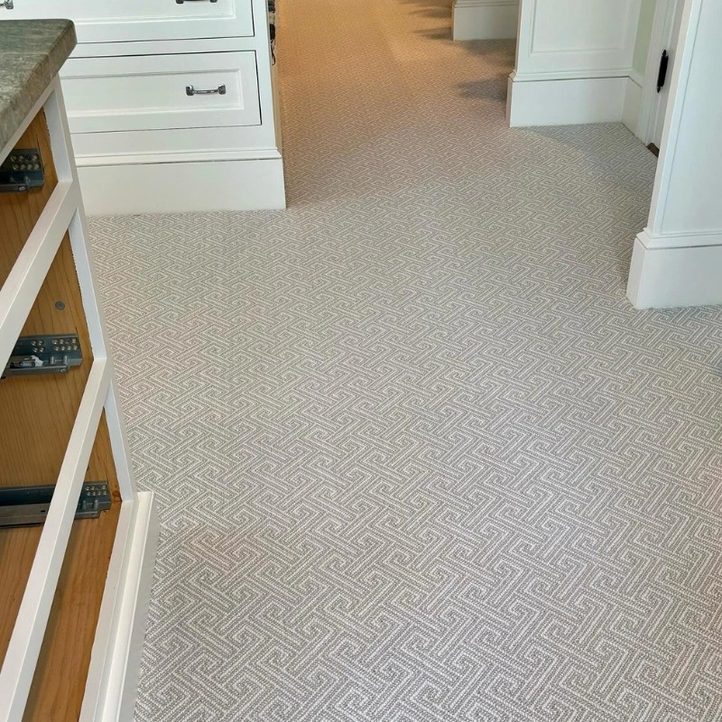 Patterned wool carpet project