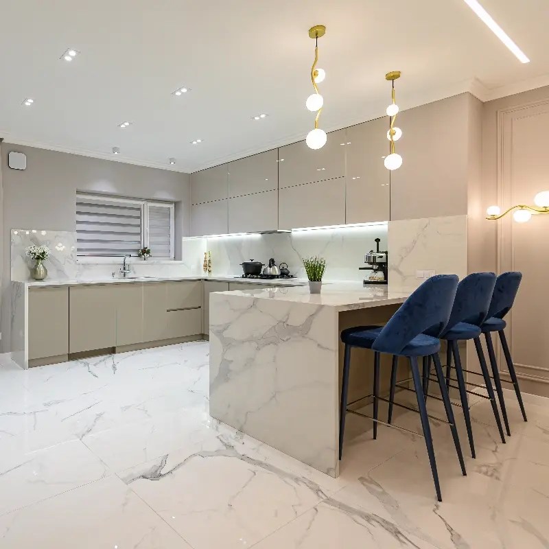 Stunning Marble Kitchen