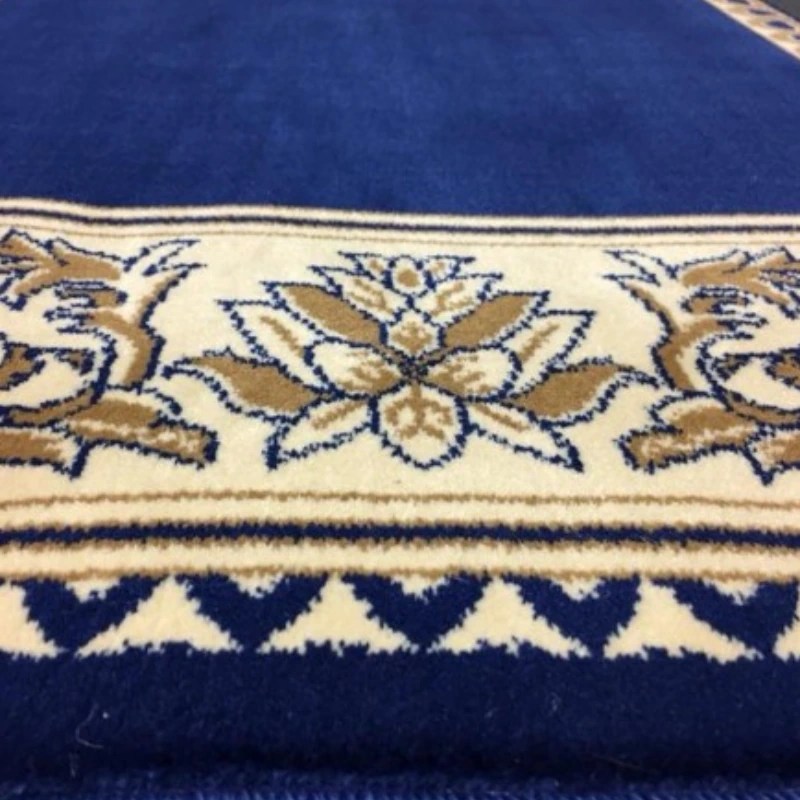 Hira pattern royal blue carpet