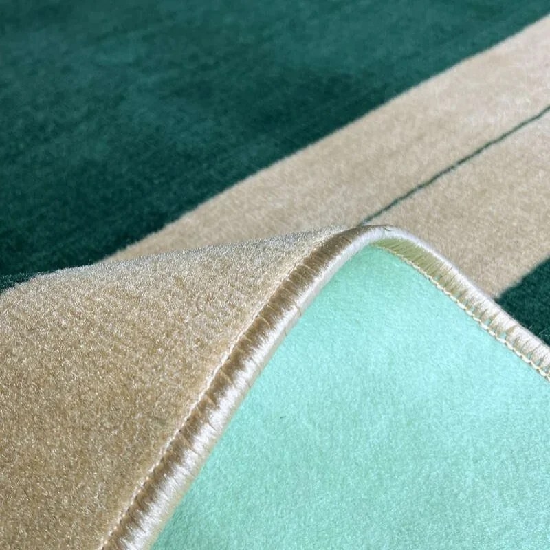 Ornate green border motif