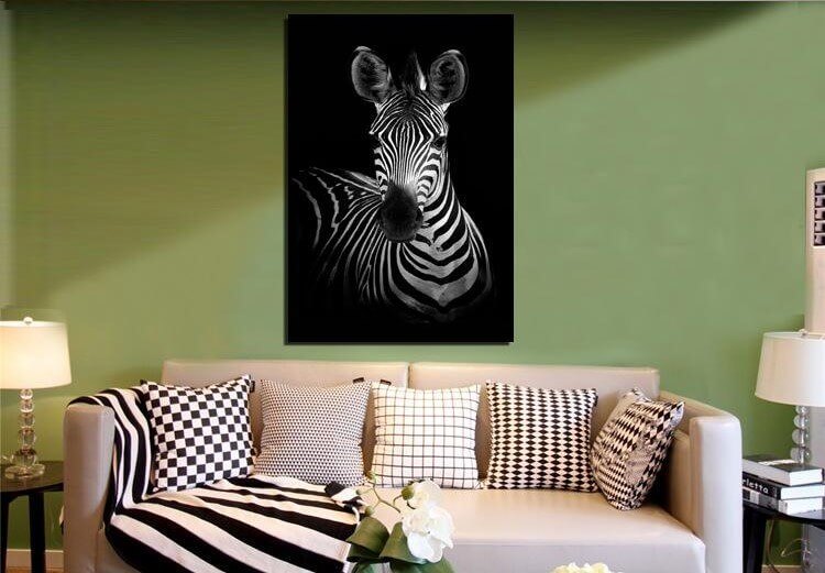 Zebra Print Home Decor - Download High Quality Dark Design | 4K